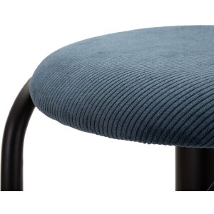 Mauro Ferretti tabouret de bar Destiny Ø 41x61-83 cm noir navy