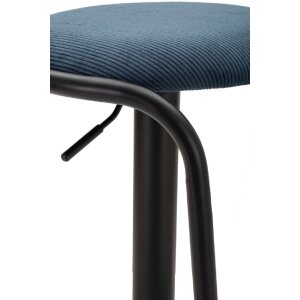 Mauro Ferretti tabouret de bar Destiny Ø 41x61-83 cm noir navy