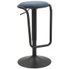 Mauro Ferretti tabouret de bar Destiny Ø 41x61-83 cm noir navy