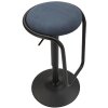 Mauro Ferretti tabouret de bar Destiny Ø 41x61-83 cm noir navy