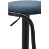 Mauro Ferretti tabouret de bar Destiny Ø 41x61-83 cm noir navy