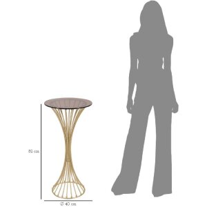 Mauro Ferretti table Centur Ø 40x82 cm or