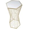 Mauro Ferretti table de téléphone lignes 40x35x80 cm or