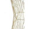 Mauro Ferretti table de téléphone lignes 40x35x80 cm or