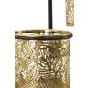 Mauro Ferretti Vase mural Hong double 27x14x48 cm noir or