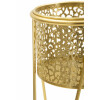 Mauro Ferretti Porte-fleurs Glod lot de 2 21x20x46 et 18x18x32 cm or