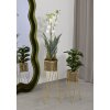 Mauro Ferretti Présentoir à fleurs Nat Lot de 2 21x20x46 et 18x18x32 cm or