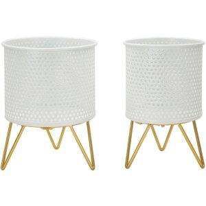 Mauro Ferretti Porte-fleurs Gaspy lot de 2 Ø 16x20...