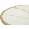 Mauro Ferretti Sharon table de nuit Ø 43x48 cm blanc or