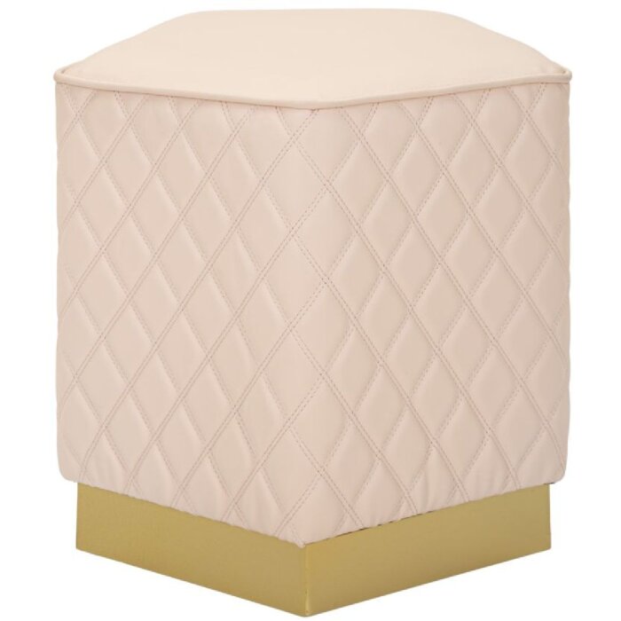 Mauro Ferretti Sharon tabouret 35x35x38 cm rose doré
