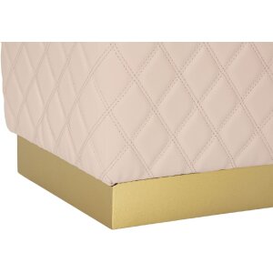 Mauro Ferretti Sharon tabouret 35x35x38 cm rose doré