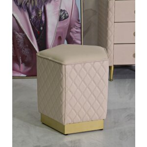 Mauro Ferretti Sharon tabouret 35x35x38 cm rose doré