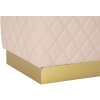 Mauro Ferretti Sharon tabouret 35x35x38 cm rose doré