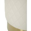 Mauro Ferretti Sharon tabouret Ø36x39 cm blanc or