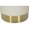 Mauro Ferretti Sharon tabouret Ø36x39 cm blanc or