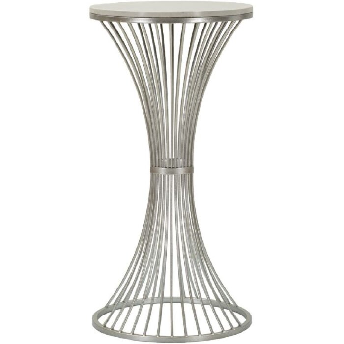 Mauro Ferretti Funnel table dappoint Ø 40x79 cm argenté