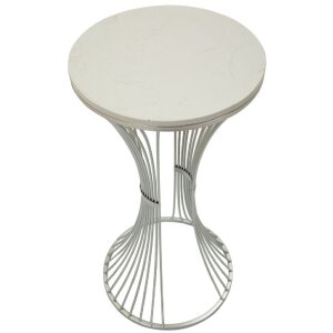 Mauro Ferretti Funnel table dappoint Ø 40x79 cm argenté