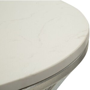 Mauro Ferretti Funnel table dappoint Ø 40x79 cm argenté