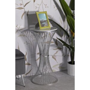 Mauro Ferretti Funnel table dappoint Ø 40x79 cm argenté