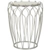 Mauro Ferretti Hook table dappoint Ø47,5x61,5 cm argenté