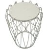 Mauro Ferretti Hook table dappoint Ø47,5x61,5 cm argenté