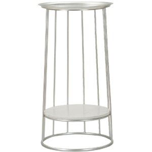 Mauro Ferretti Towery table dappoint Ø 40x76 cm argenté