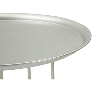 Mauro Ferretti Towery table dappoint Ø 40x76 cm argenté