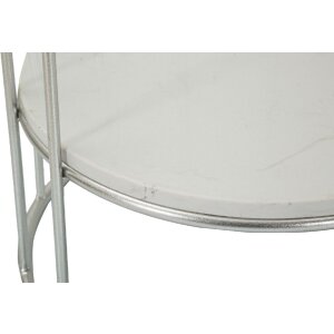 Mauro Ferretti Towery table dappoint Ø 40x76 cm argenté