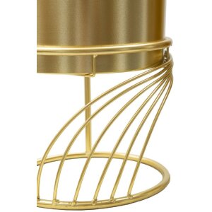 Mauro Ferretti Support pour plantes Spirally Set 2 pièces Ø 23x35-20x30 cm or
