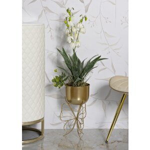 Mauro Ferretti support de plantes Farfy Ø 22x40 cm or