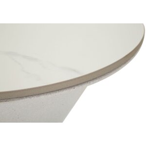 Mauro Ferretti table dappoint blanc double Ø 44,5x63 cm blanc