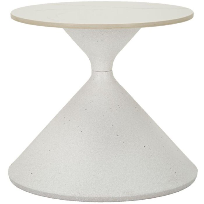 Mauro Ferretti table dappoint Ø 42x40 cm blanc
