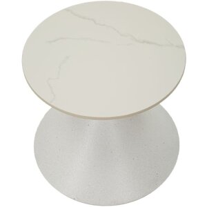 Mauro Ferretti table dappoint Ø 42x40 cm blanc