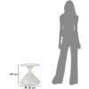 Mauro Ferretti table dappoint Ø 42x40 cm blanc