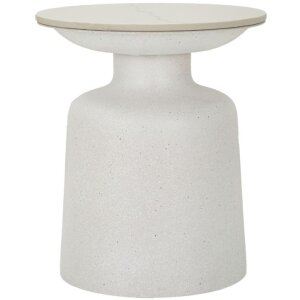 Mauro Ferretti table dappoint Fush Ø 40x47 cm blanc
