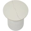 Mauro Ferretti table dappoint Fush Ø 40x47 cm blanc