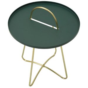 Mauro Ferretti table dappoint Grent Ø 45x59 cm vert or