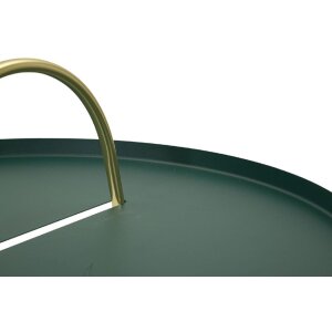 Mauro Ferretti table dappoint Grent Ø 45x59 cm vert or