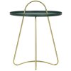 Mauro Ferretti table dappoint Grent Ø 45x59 cm vert or