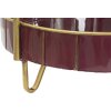 Mauro Ferretti étagère décorative Double Glam Ø 36,5x34,5x56,5 cm bordeaux or