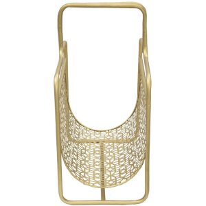 Porte-revues Mauro Ferretti 37x22x44,5 cm or