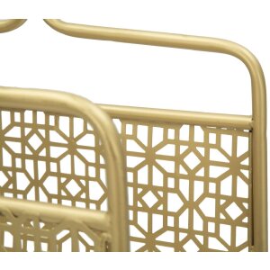 Porte-revues Mauro Ferretti 37x22x44,5 cm or