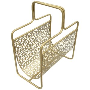 Porte-revues Mauro Ferretti 37x22x44,5 cm or