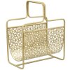Porte-revues Mauro Ferretti 37x22x44,5 cm or