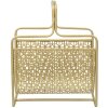 Porte-revues Mauro Ferretti 37x22x44,5 cm or