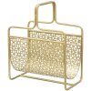 Porte-revues Mauro Ferretti 37x22x44,5 cm or