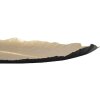 Mauro Ferretti coupe décorative feuille 23x2x35,5 cm or