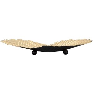 Mauro Ferretti coupe décorative cœur 29x5x25 cm or