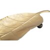 Mauro Ferretti Coupe décorative feuille longue 38x3x11 cm or