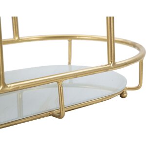 Mauro Ferretti coupe décorative 3 niveaux 36x22,5x27 cm or